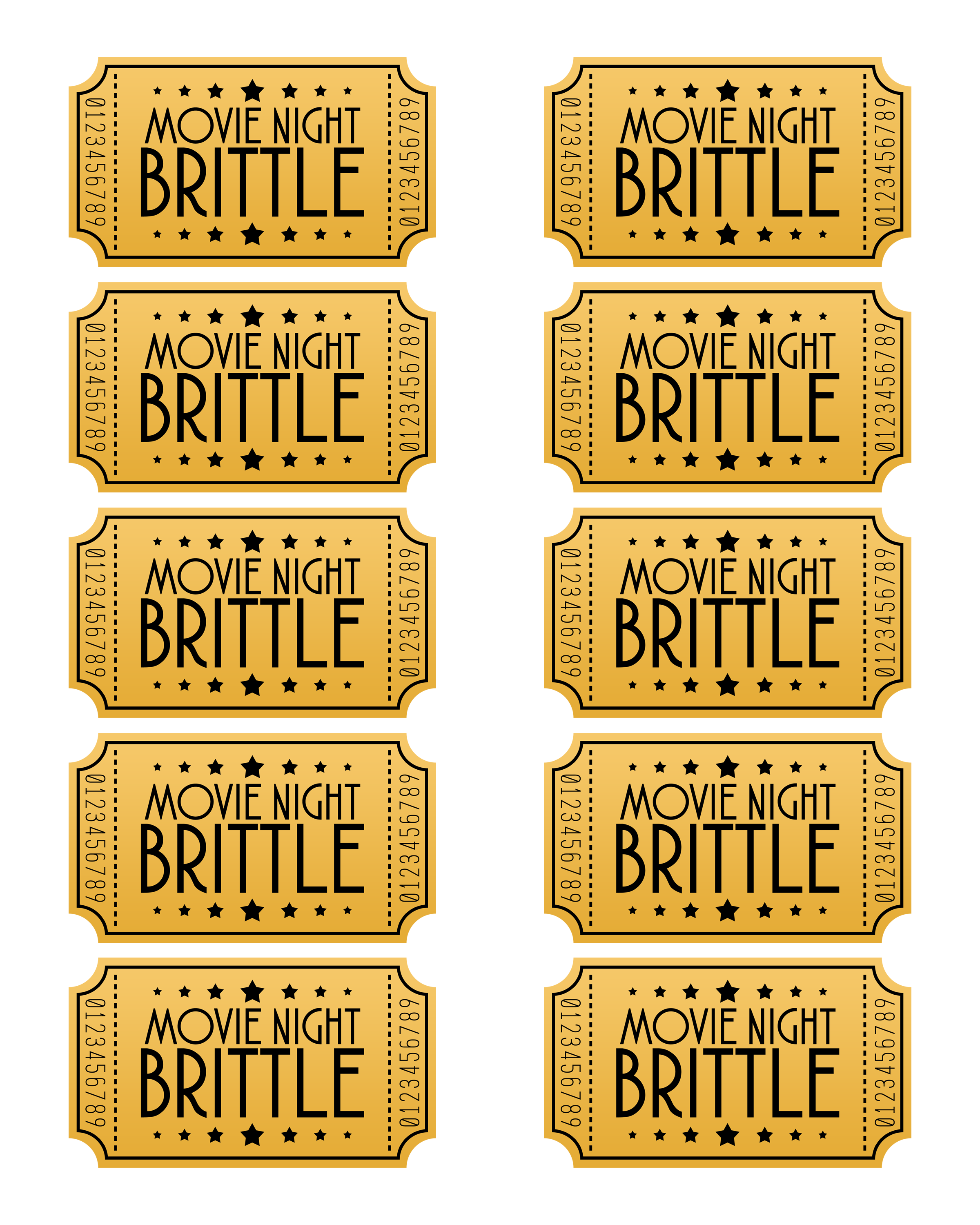 Movie Night Brittle with Free Printable Tags (Gift in a Jar) - The ...